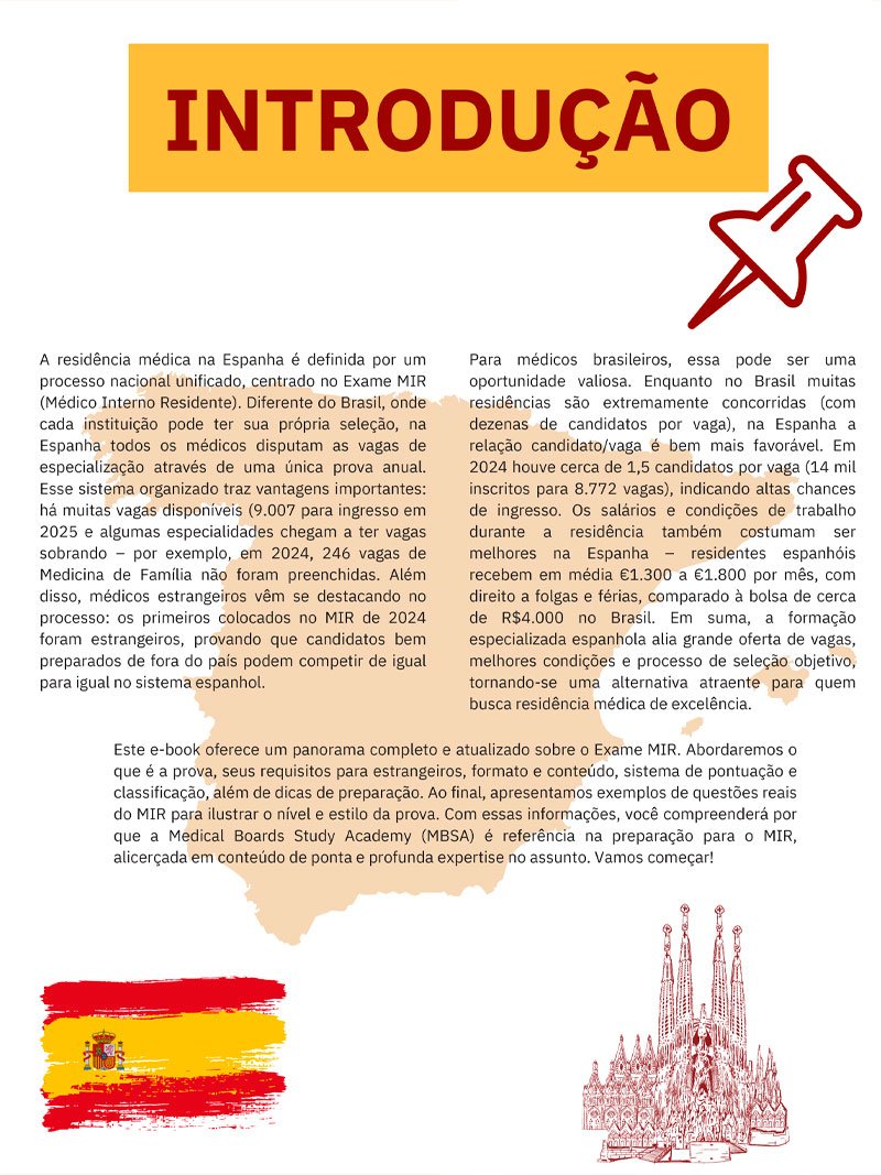 REQUISITOS MIR PARA EXTRANJEROS